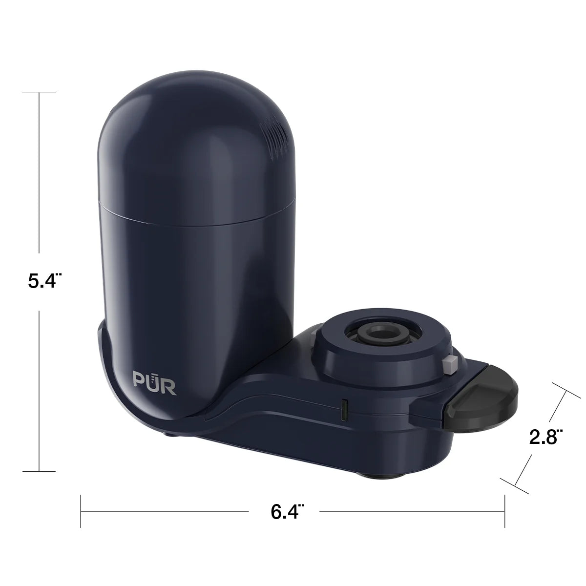 Faucet Mount Water Filtration System, Vertical, Indigo Q1823