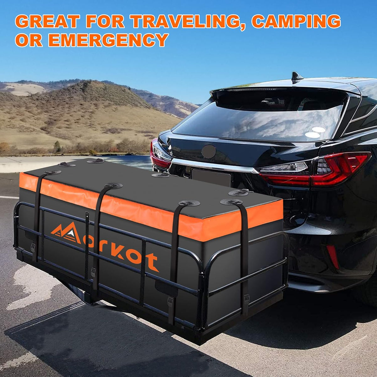 Hitch Mount Cargo Carrier Bag 100% Waterproof 20 Cubic Feet Y906132