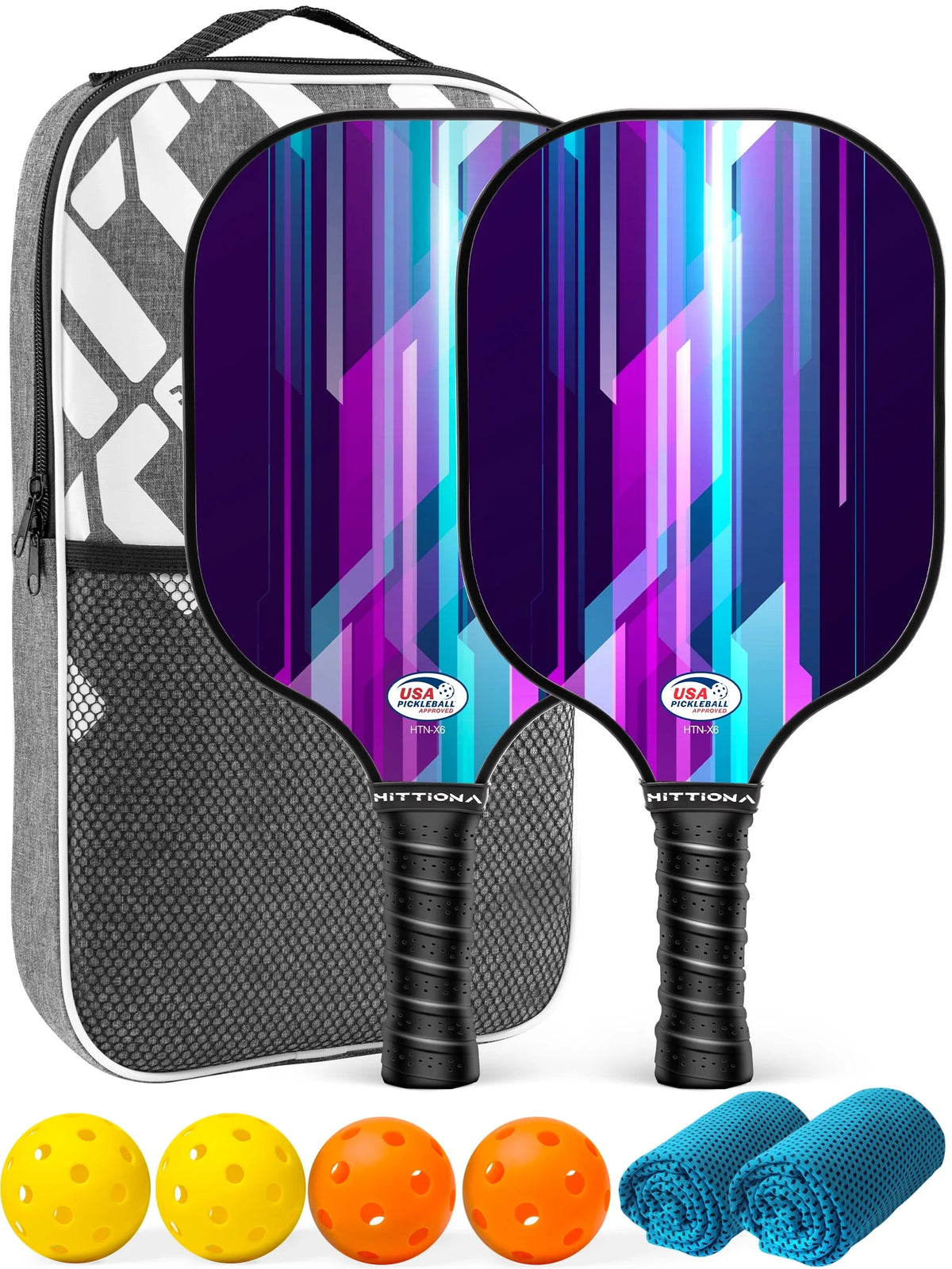 Fiberglass Pickleball Paddles Set of 4 R530601