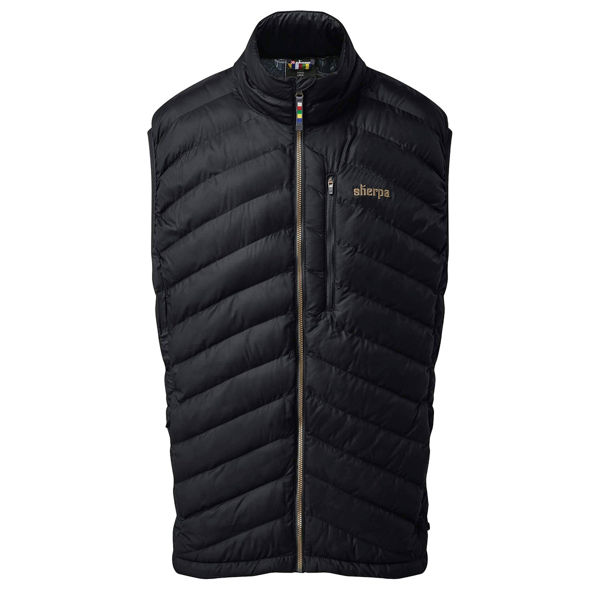 Black M Featherless Down Vest E4047