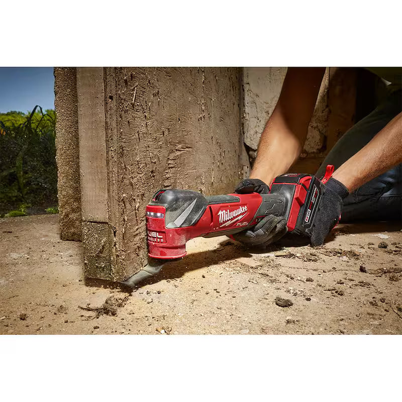 18V Lithium-Ion Cordless Brushless Oscillating Multi-Tool and Compact Router and Jigsaw 3-Tool J476