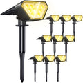 2-in-1 Solar Landscape Lights 12 LED IP67 Waterproof Warm White 4 Pack G446770
