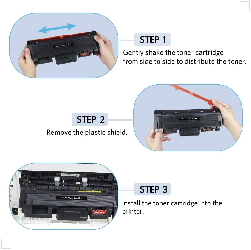Compatible Toner Cartridge Replacement, Black, 2-Pack G810