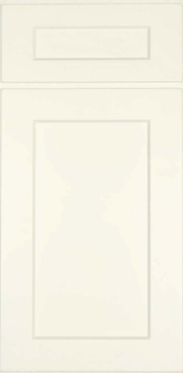 Antique White 2 Doors 1 Drawer 1 Shelf Base Cabinet High-Density Fiberboard Y935