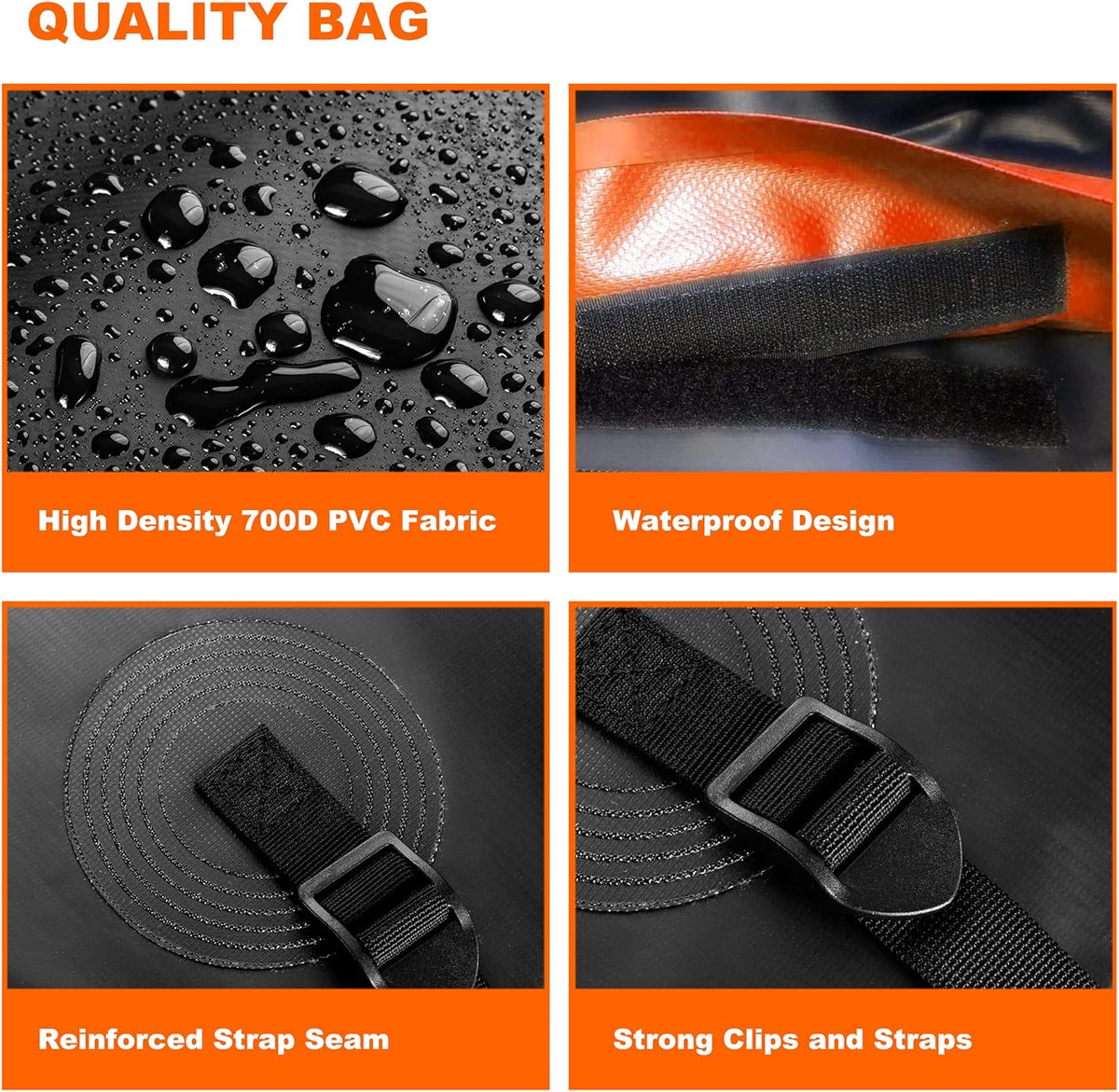 Hitch Mount Cargo Carrier Bag 100% Waterproof 20 Cubic Feet Y906132