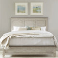 Queen Panel Bed in Weathered Linen K94130