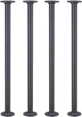 Set of 4 Iron Table Legs (1/2'' x 18'') J30573