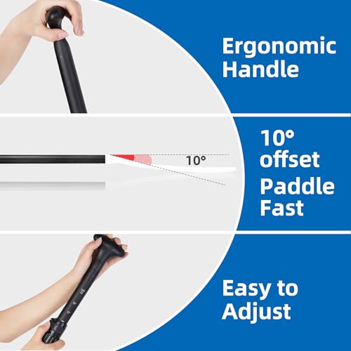 Adjustable Floating Paddle with Aluminum Alloy Shaft and 2 Nylon Blades C165