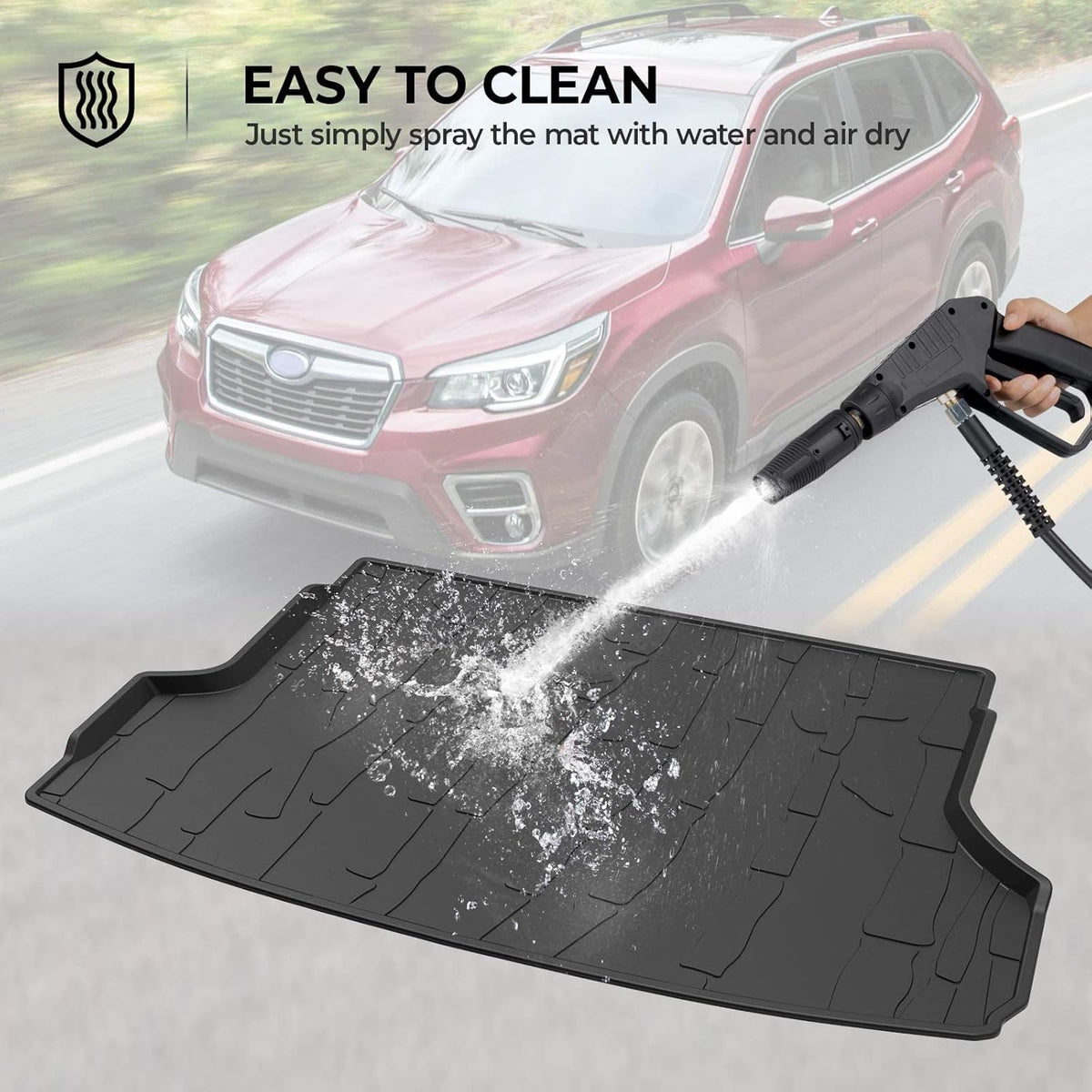 Black All Weather Cargo Trunk Liner I6413