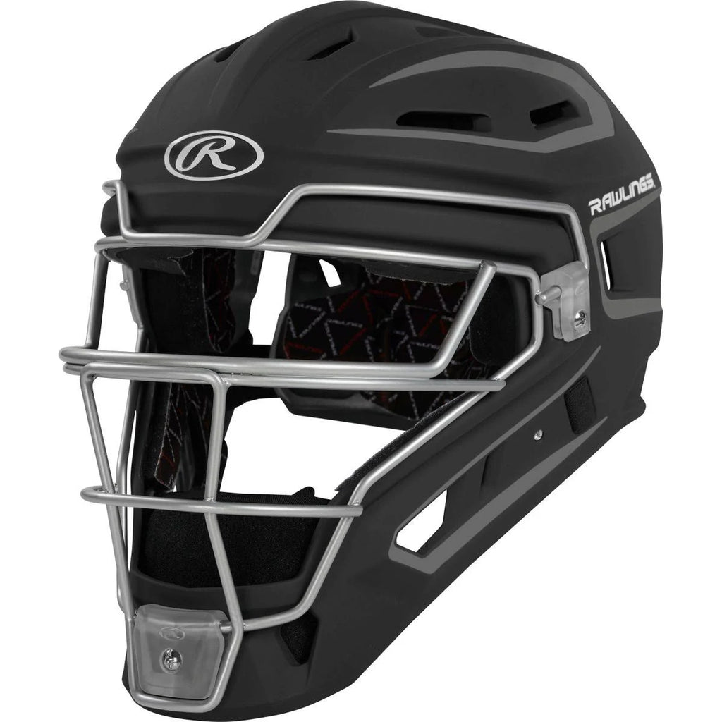 Maroon White Two-Tone Catcher's Helmet R80132