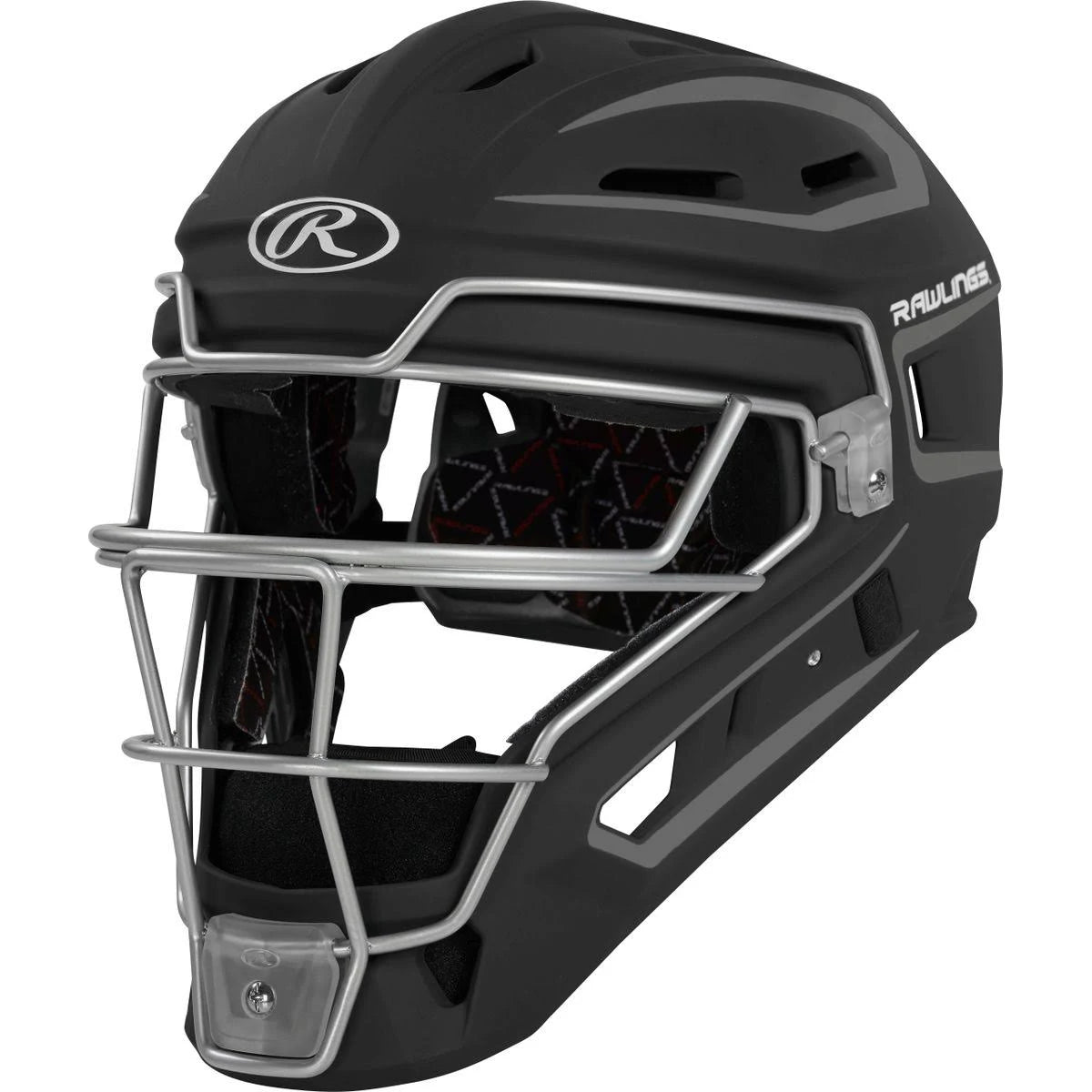 Maroon White Two-Tone Catcher's Helmet R80132