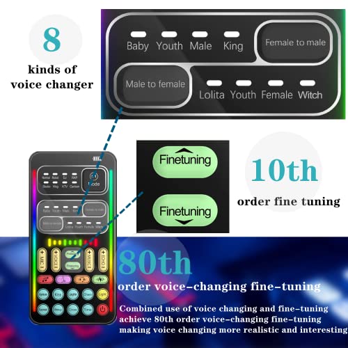 Portable Voice Changer Sound Card V385112