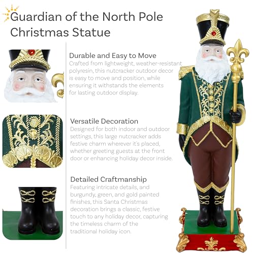 3ft Polyresin Nutcracker Statue U9444