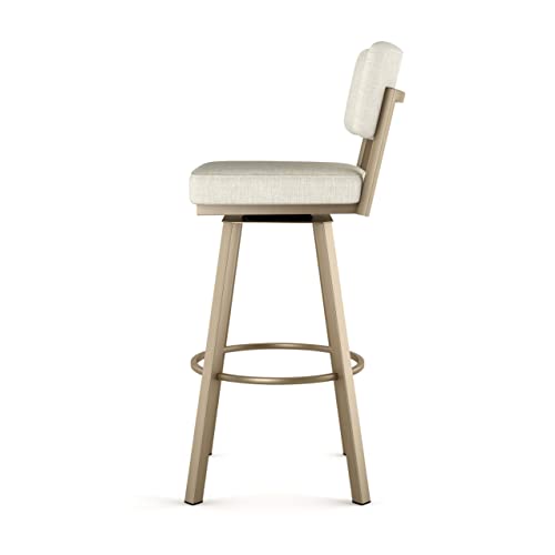 Shiny Charcoal Grey PVC Swivel Bar Stool V746