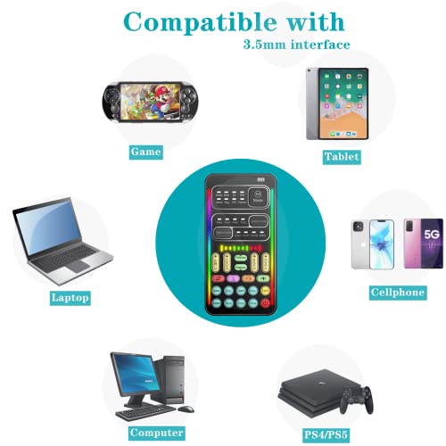 Portable Voice Changer Sound Card V385112