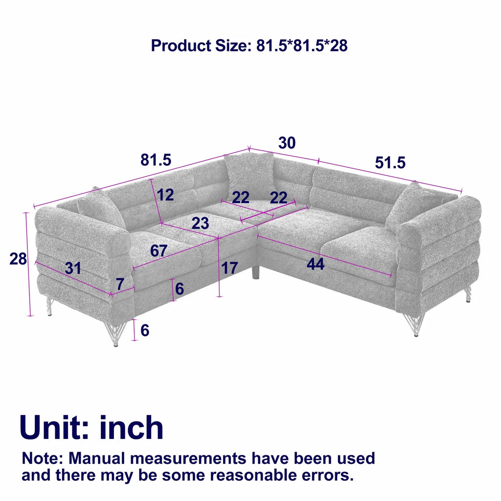 Oversized Corner Sofa Set V297640