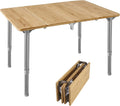 Folding Camping Table with Adjustable Height Aluminum Legs H5272