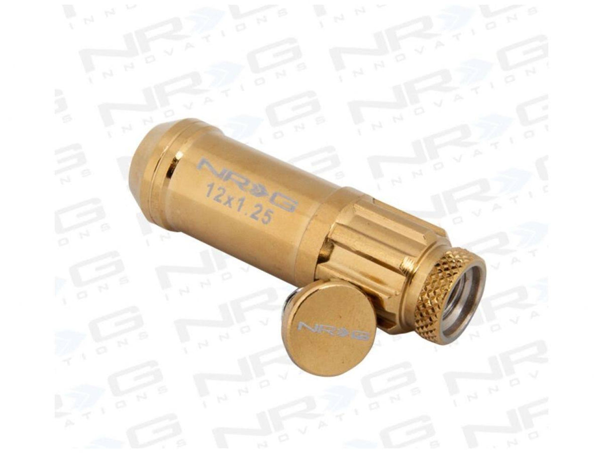 21 PC Chrome Gold Lug Nut Set C1651