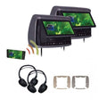 9x22 LCD/DVD Headrest Package with Headphones L478196