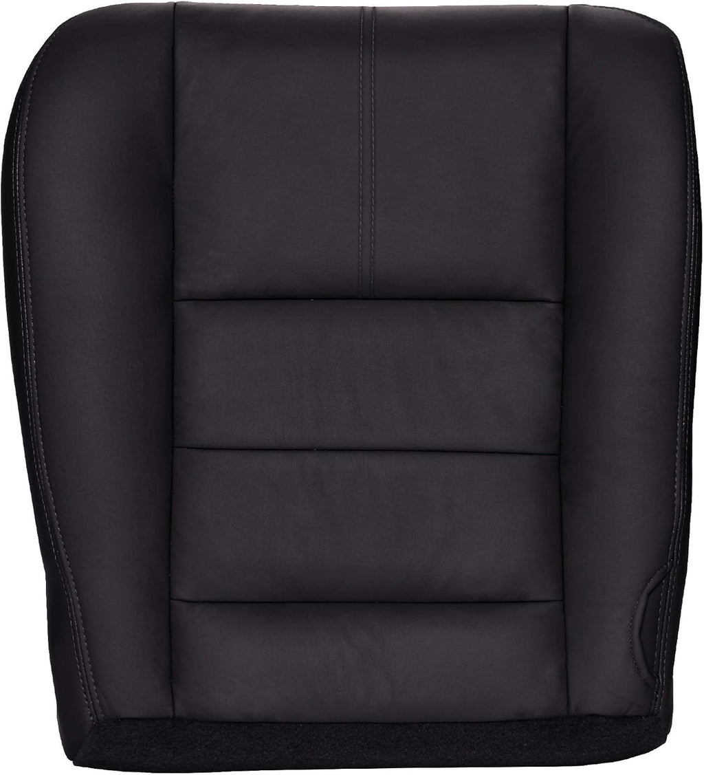Driver Bottom Replacement Leather Seat Cover Camel Tan Q1056