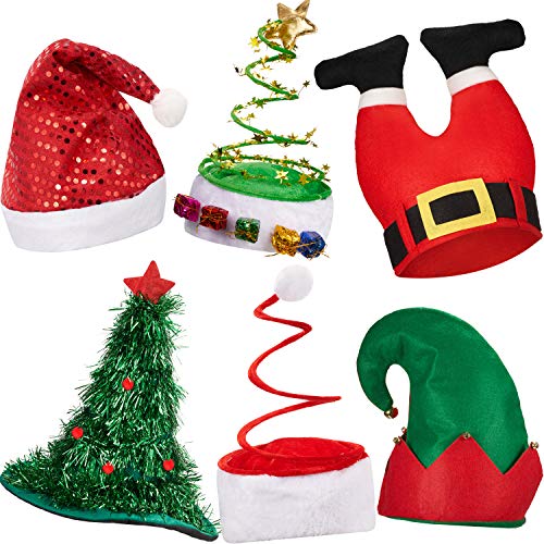 Christmas Santa Hat 6 Pieces U4334