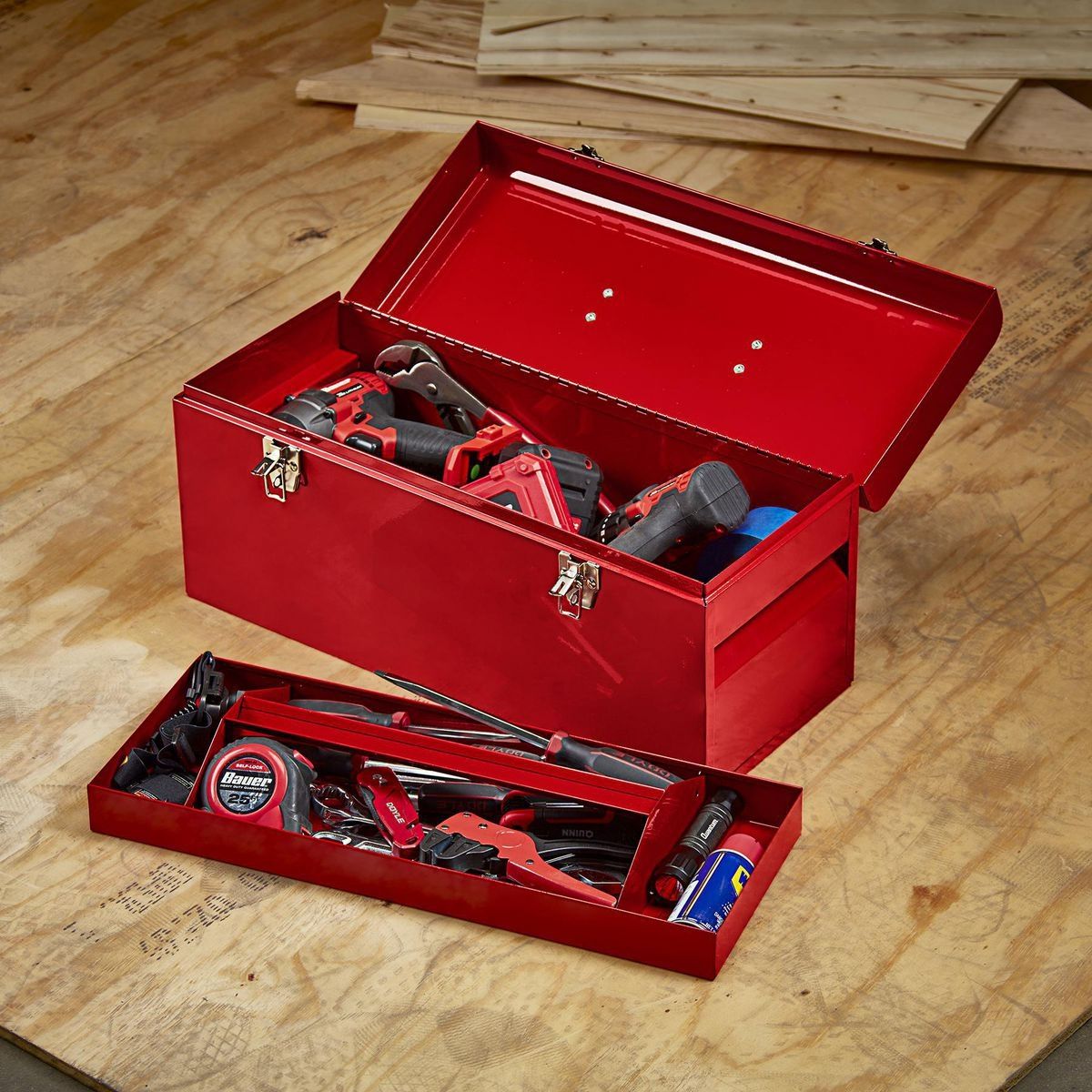 21 in. Steel Toolbox L728