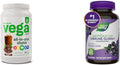 Chocolate Vegan Protein Powder and Elderberry Immune Gummies V22011
