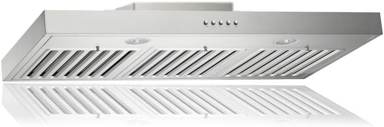 36-inch Under Cabinet Range Hood, 3-Speed, 750 CFM, Baffle Filters P143