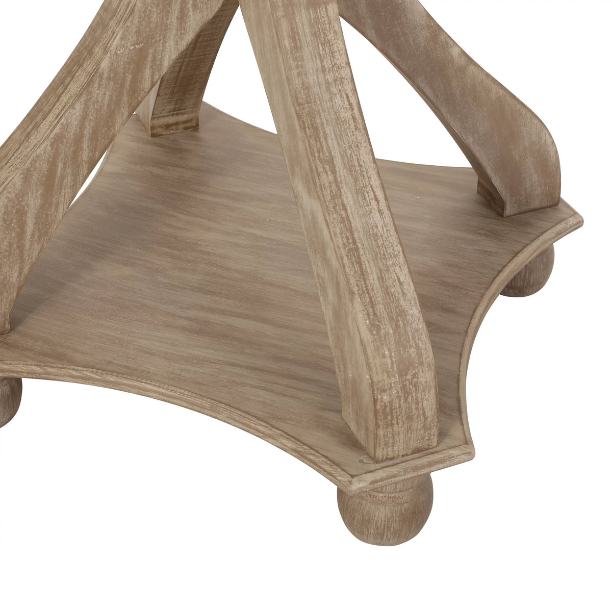 Fir Wood Accent Table J883095