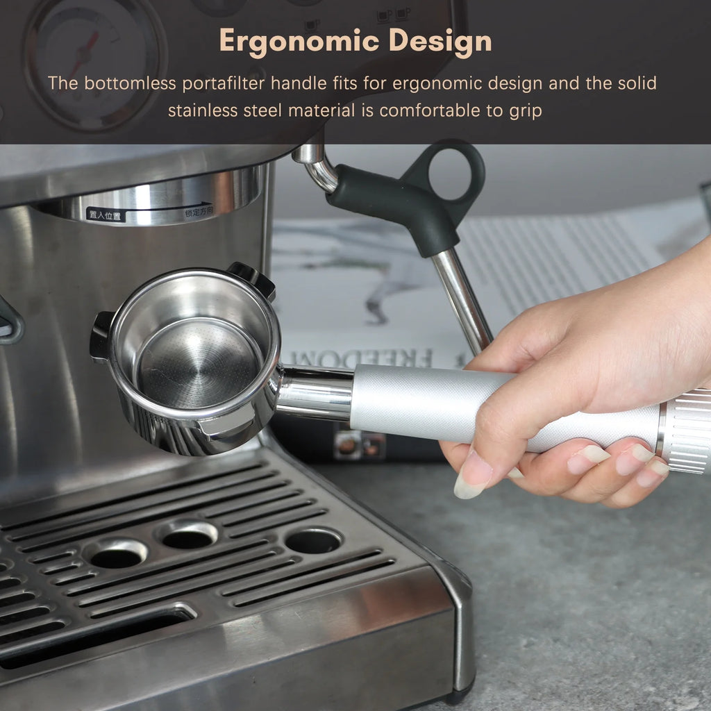 Bottomless Portafilter 54mm with Stainless Steel Head Q54200