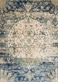 Blue Ivory Rug 6'7 x 9'2 S3918