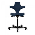 Black Ergonomic Saddle Seat Office Chair J2668