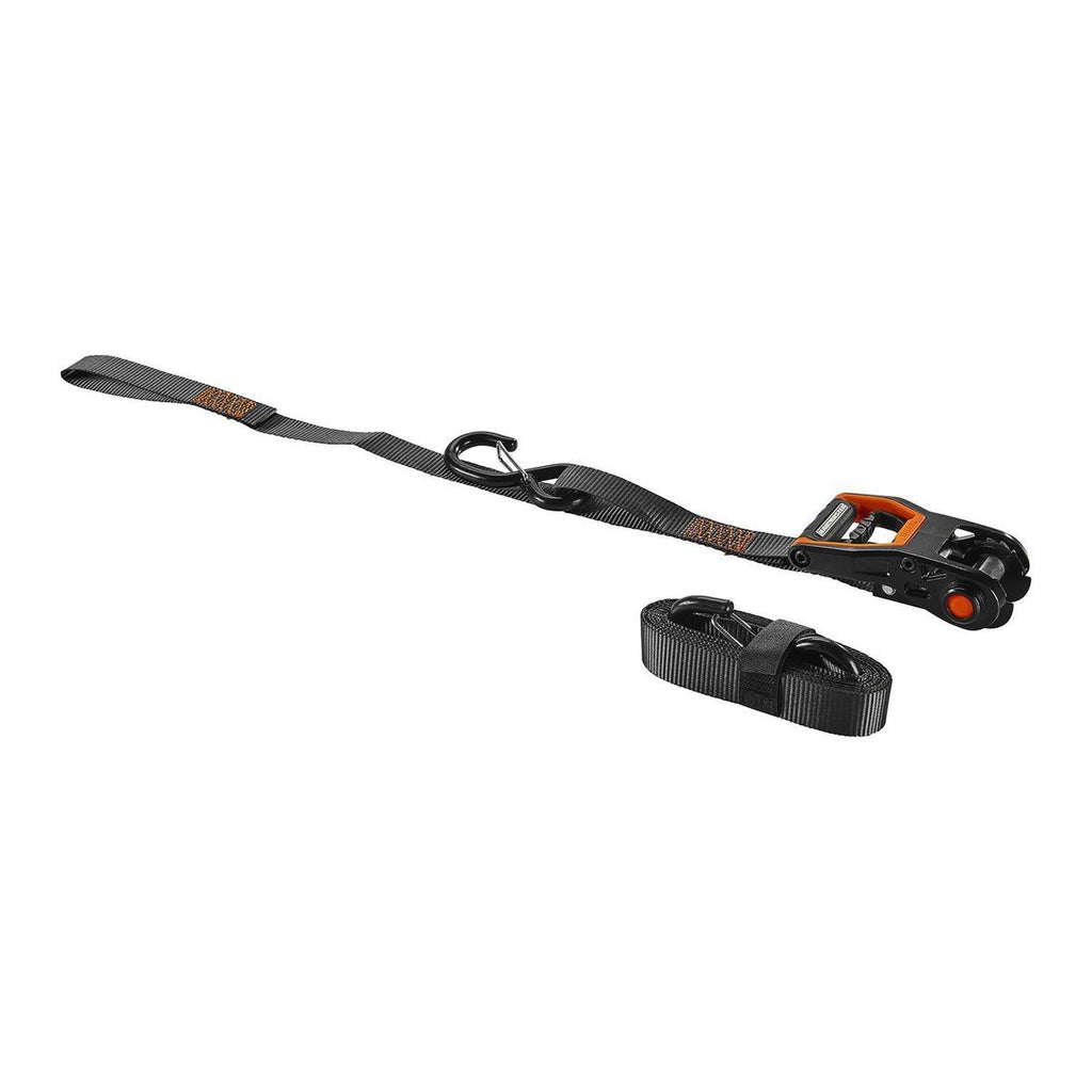 500 lb. Capacity 1 in. x 12 ft. Ratcheting Tie-Downs, 2-Pack M893