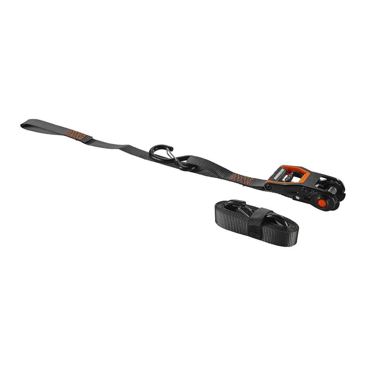 500 lb. Capacity 1 in. x 12 ft. Ratcheting Tie-Downs, 2-Pack M893