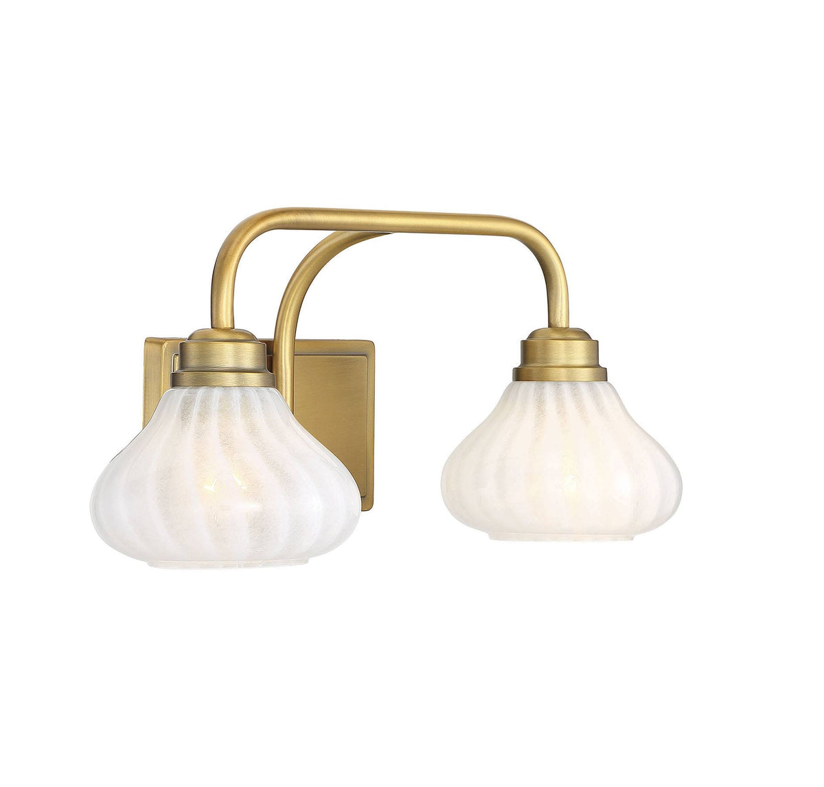 2 Light Warm Brass Bath X960