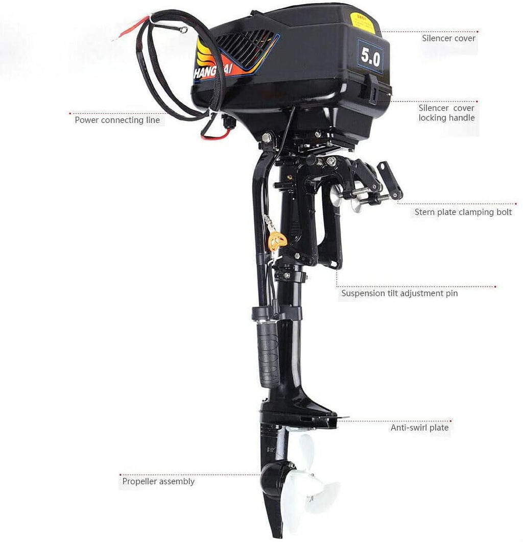 48V 5.0HP Short Shaft Electric Outboard Motor U783182