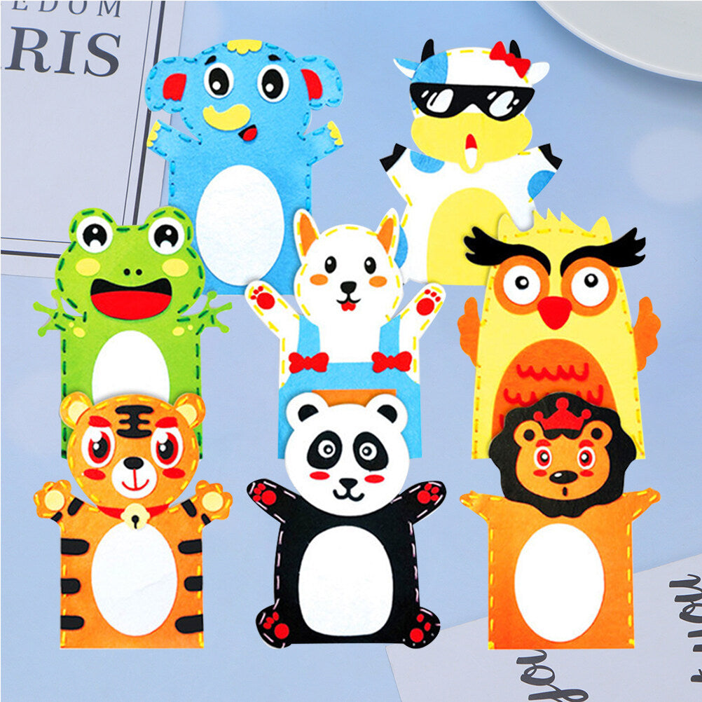 8PCS DIY Doll Making Kit Fabric Weaving Educational Toys Y413