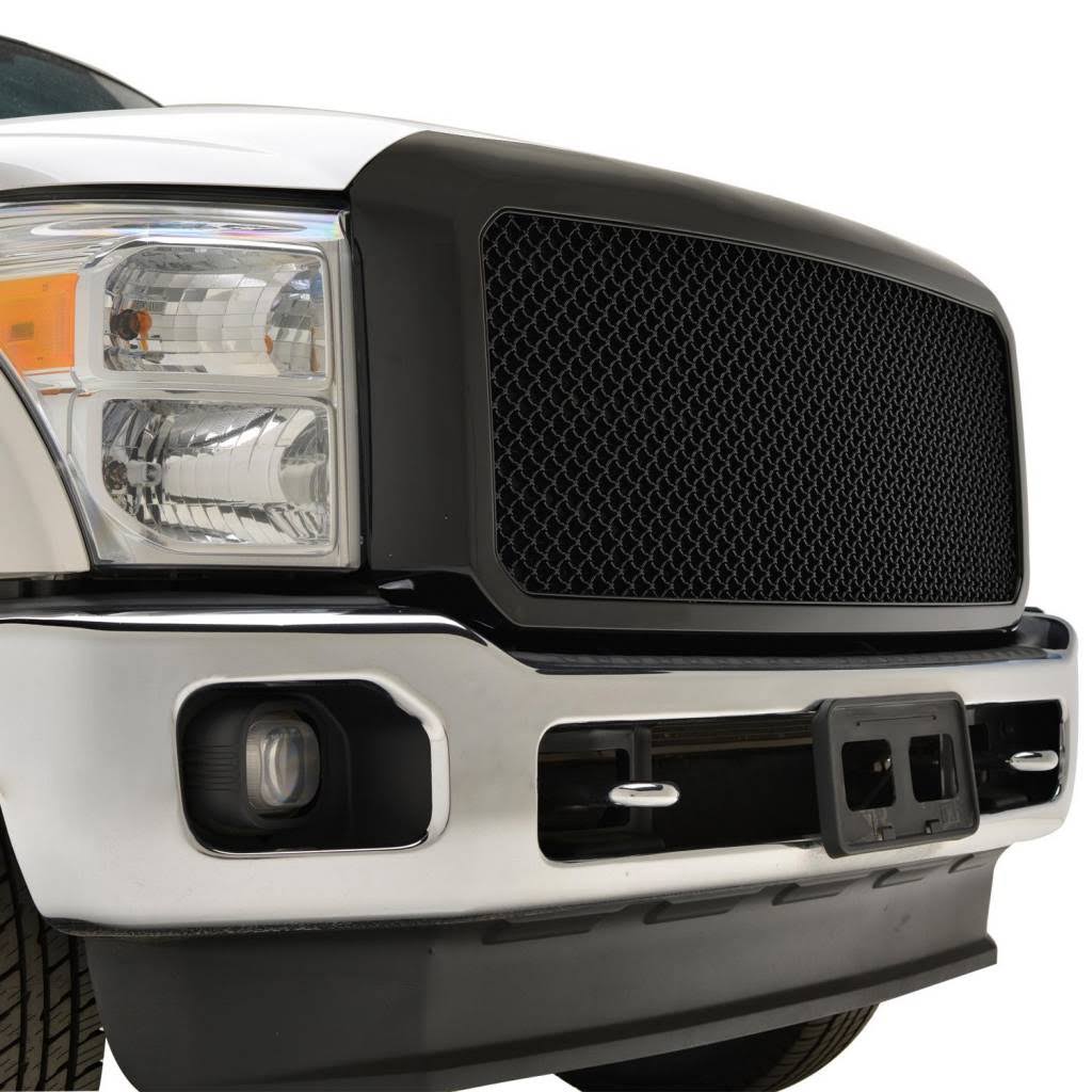 Mesh Front Hood Grille ABS Replacement Upper Full Grill Y64751
