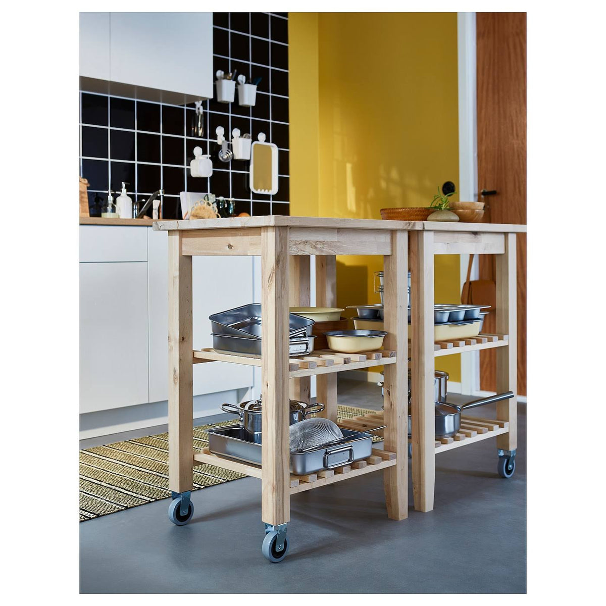 Birch Kitchen Cart Z91311