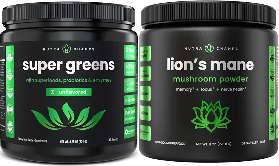 Unflavored Greens & Lion's Mane Powder G7702