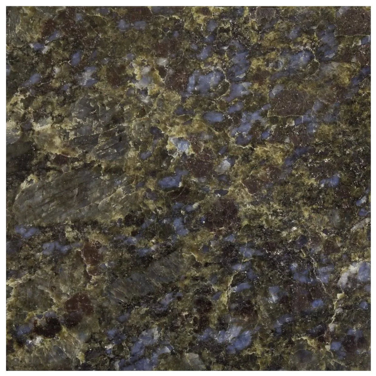 Blue 49W 22D Single Vanity Top with Backsplash W6744