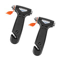 2 Pack Car Safety Hammer with Window Breaker and Seat Belt Cutter L1857