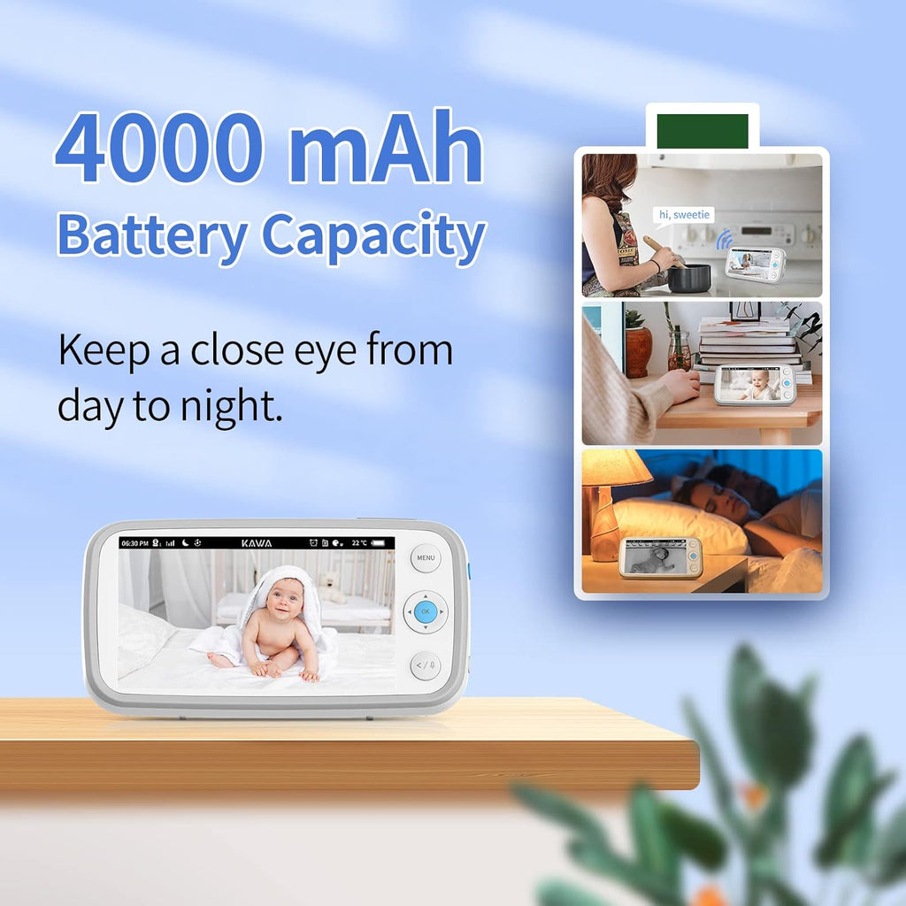 5" 720P HD Video Baby Monitor with Night Vision G132