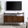 52-Inch Modern TV Stand Console Dark Walnut N58703