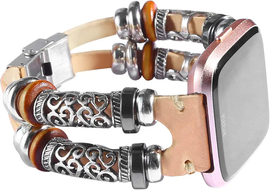 Genuine Leather 23mm Replacement Strap with Stainless Steel Clasp Q11752