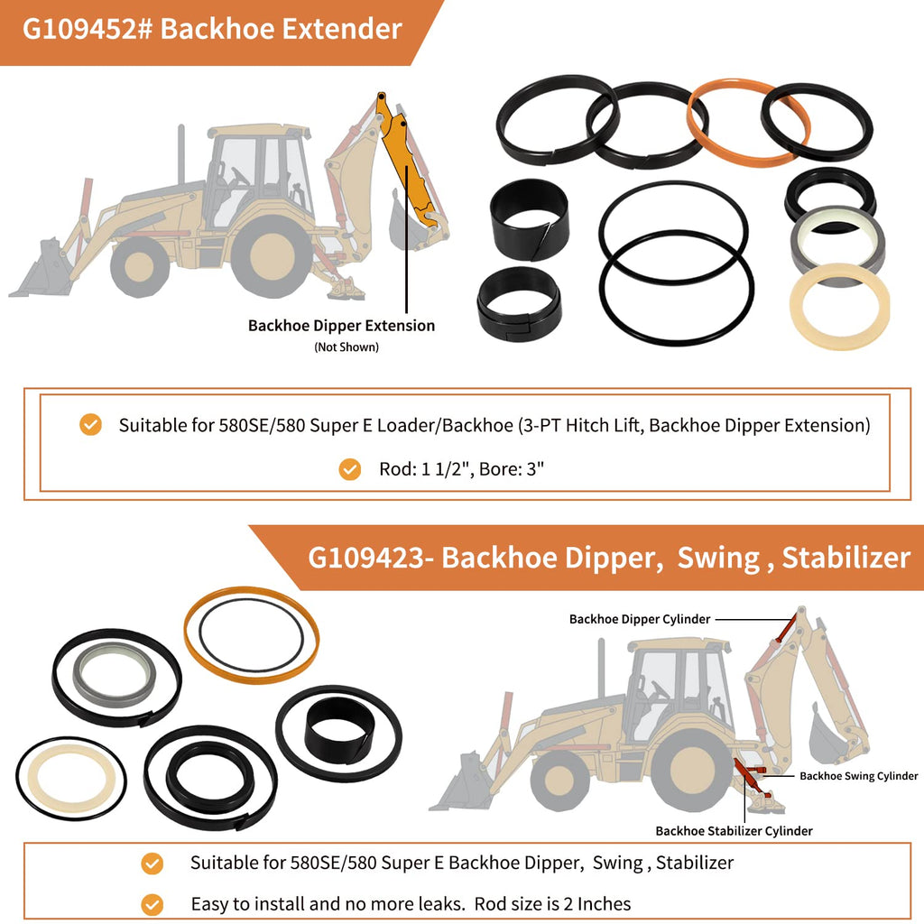 Hydraulic Cylinder Seals Kit E105160