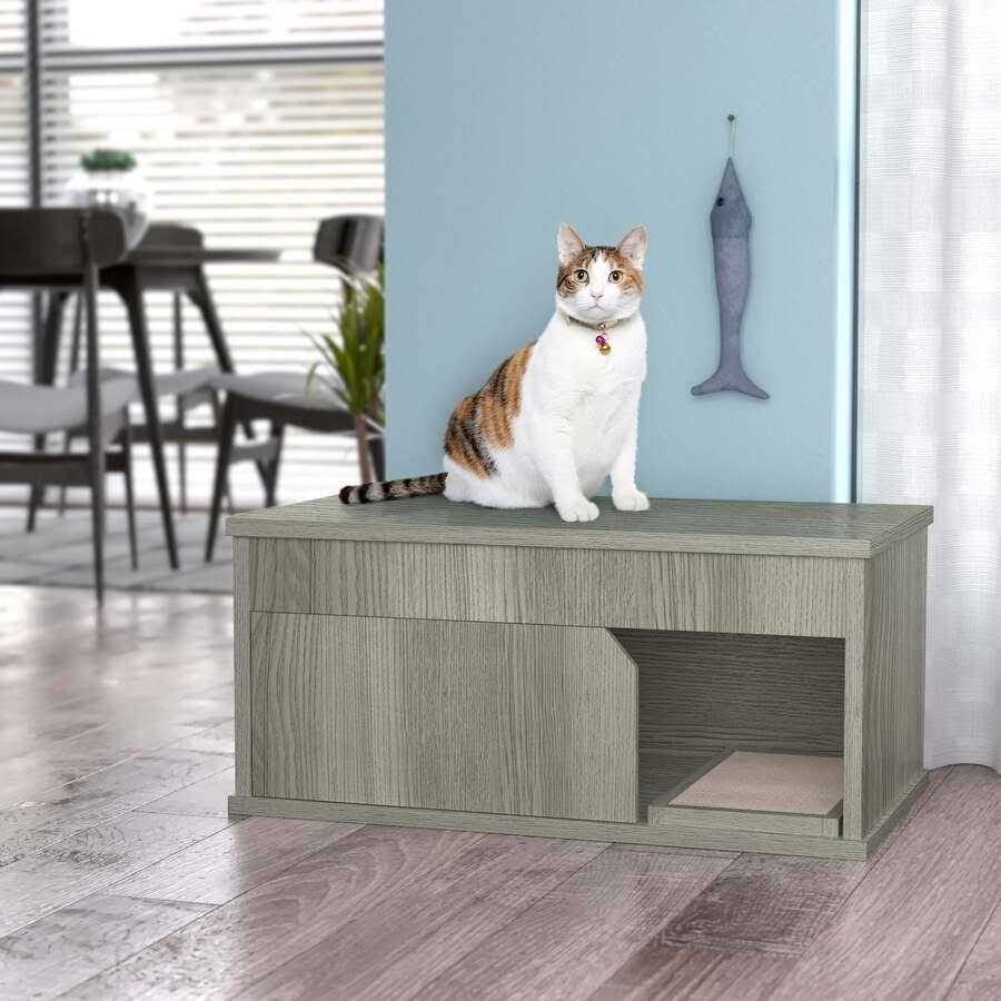 Cat Litter Box Enclosure One Door Z6819