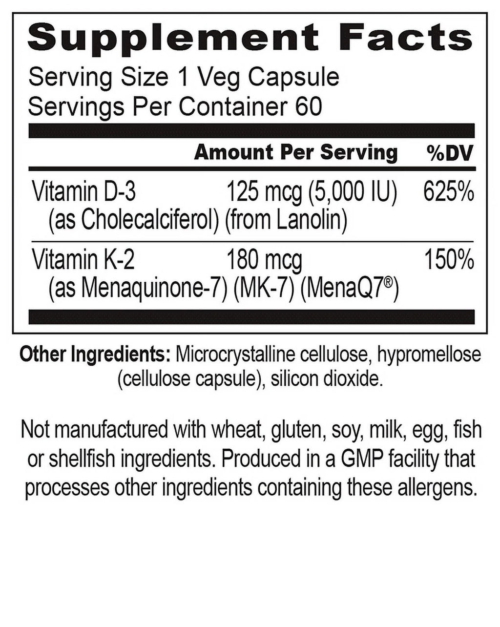 Vascular Flex with Vitamins D3 & K2 K989053