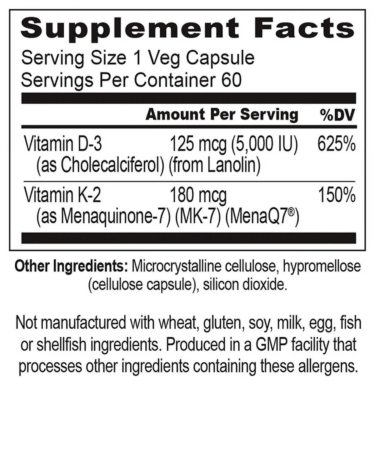 Vascular Flex with Vitamins D3 & K2 K989053