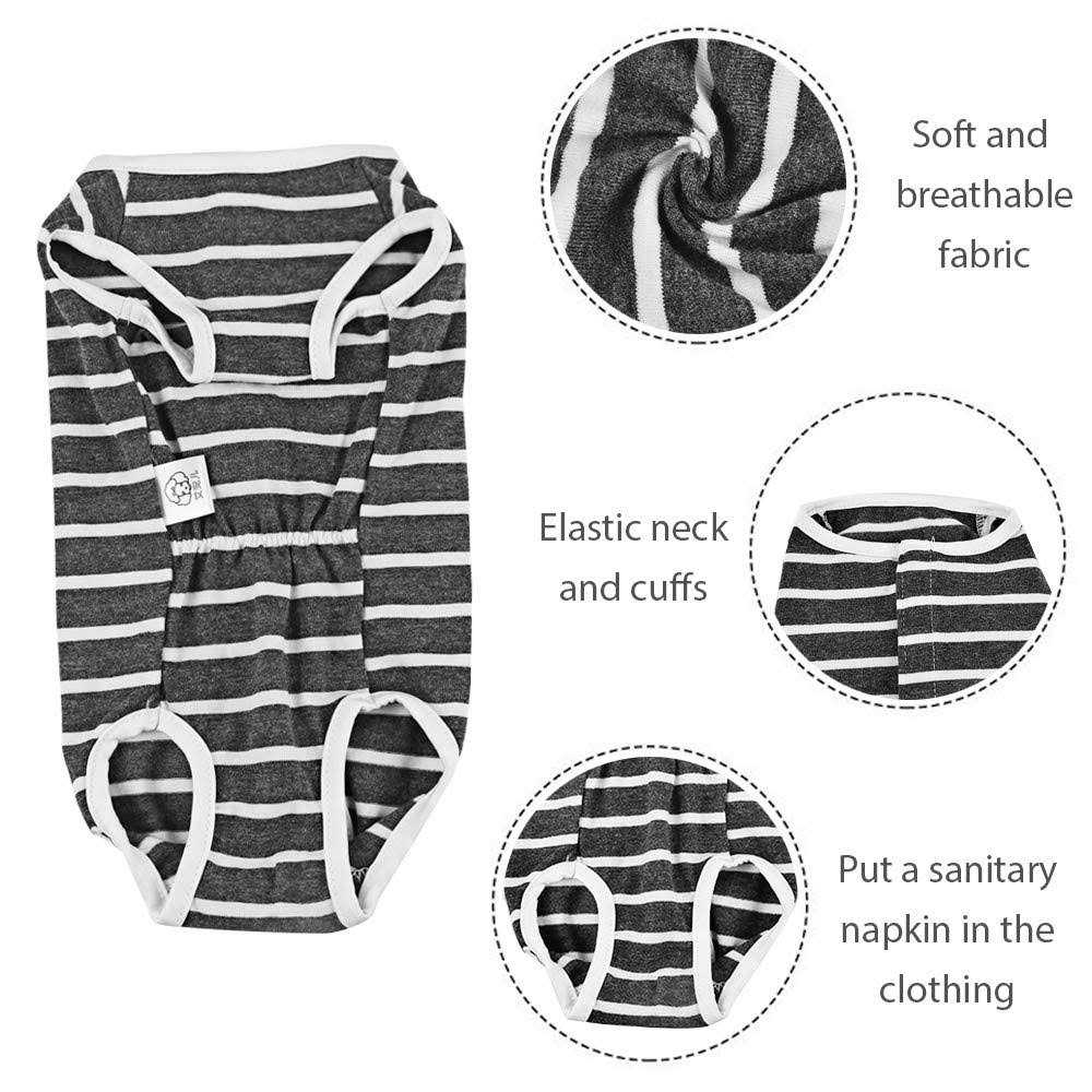 Dog Diapers Sanitary Panties Pet Recovery Suit H53607